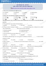 Đề số 5 - Đề thi cuối học kì 2 - Tiếng Anh 11 mới